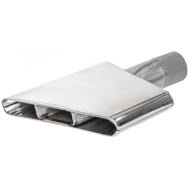 Circle Track Style Stainless Steel Exhaust Tip 2-1/4" I.D. Inlet