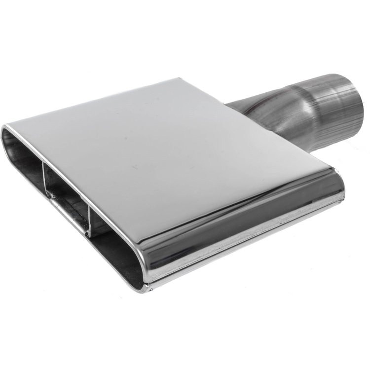 Circle Track Style Stainless Steel Exhaust Tip 2-1/4" I.D. Inlet