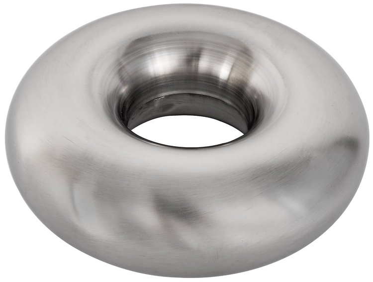Full Round Donut Tubing, 304 Stainless Steel [2.250 in. Dia. x 4.5 in. Bend Radius]