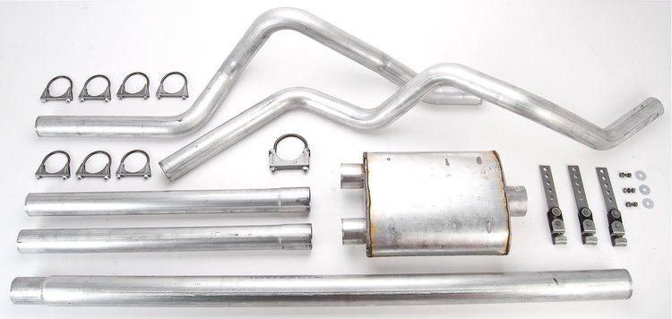 Cat-Back 2.5 in. Dual Exhaust System for 1997-2003 Ford Full-Size Truck 2WD/4WD 4.2L/4.6L/5.4L