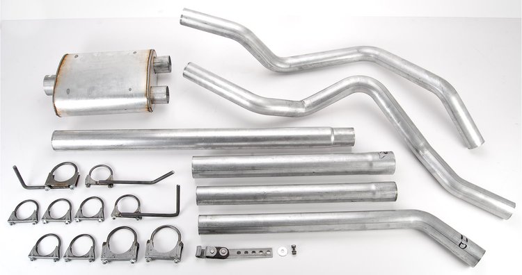 Cat-Back 2.5 in. Dual Exhaust System for 2004-2008 Ford F-150 2WD/4WD 4.6L/5.4L