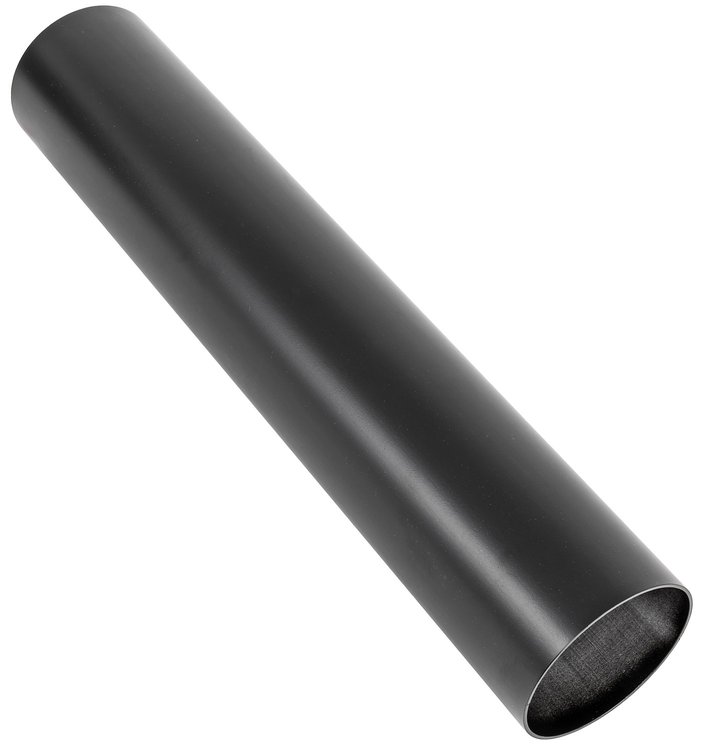 Air Intake Tube for Universal Applications [3.5 in. Straight Black Aluminum]