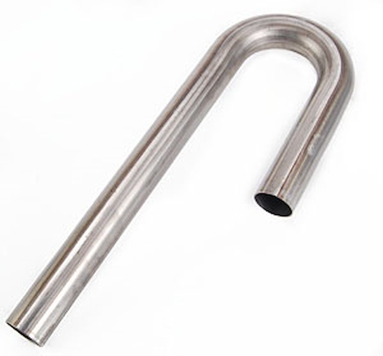 Mandrel J-Bend 16ga. 202 Stainless Steel