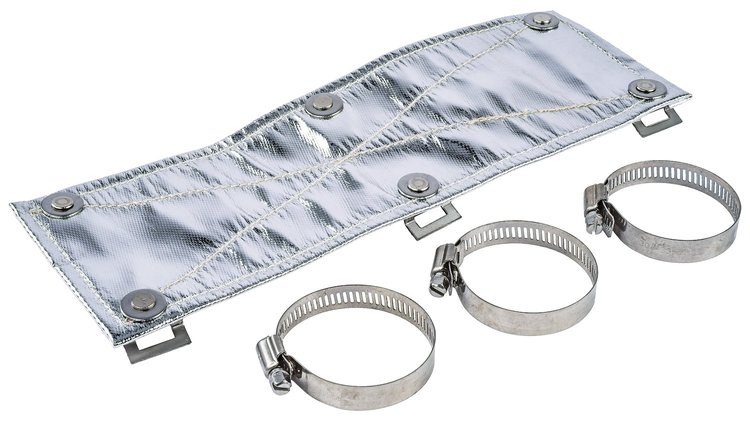 Exhaust Heat Shield [Clamp-On] 12 in. L x 4 in. W