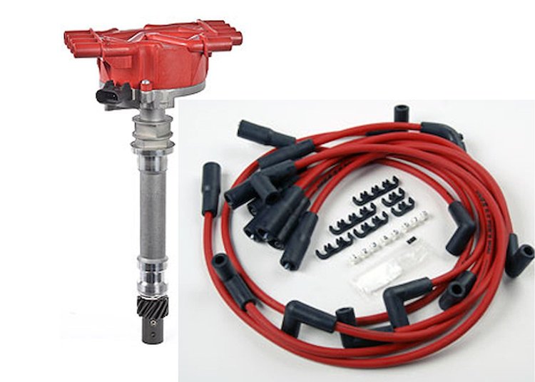 Distributor and Spark Plug Wire Set
