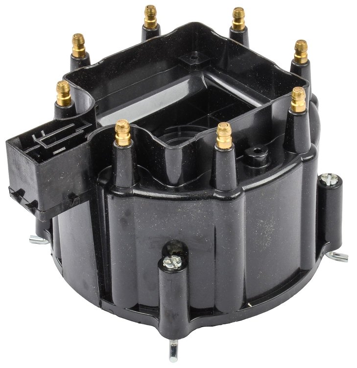 OE Replacement HEI Distributor Cap for GM [Black]