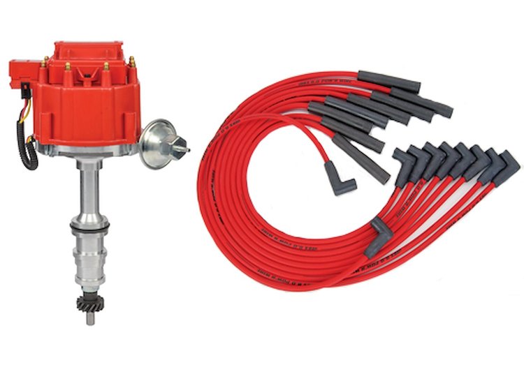 HEI Distributor and Spark Plug Wire Kit [Ford 332-428 Big Block FE]