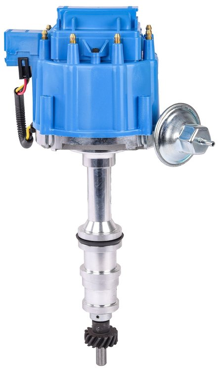 HEI Distributor for Ford FE Big Block 332-428 V8 Engines [Blue Cap]