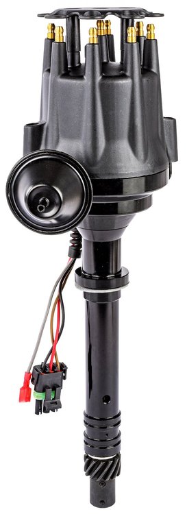 SSR-III Ready-to-Run (RTR) Pro-Series Distributor for Chevy Small Block and Big Block V8 Engines [Black Cap]