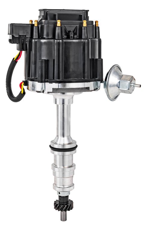 HEI Distributor for Ford FE Big Block 332-428 V8 Engines [Black Cap]