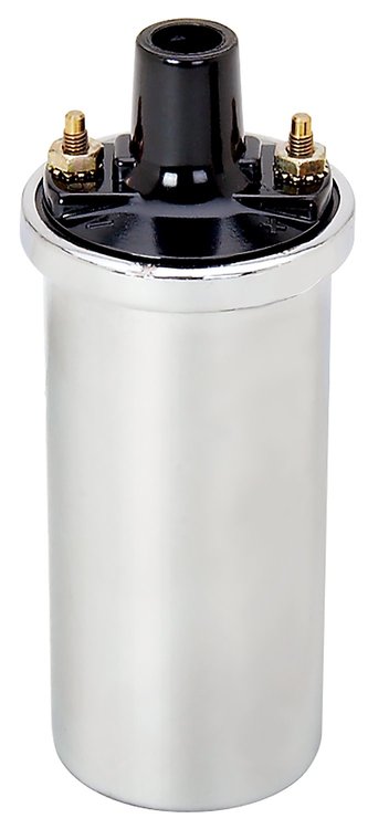 High-Energy Ignition Coil for Breaker Points/Non-CD Electronic Ignition Systems [Shiny]
