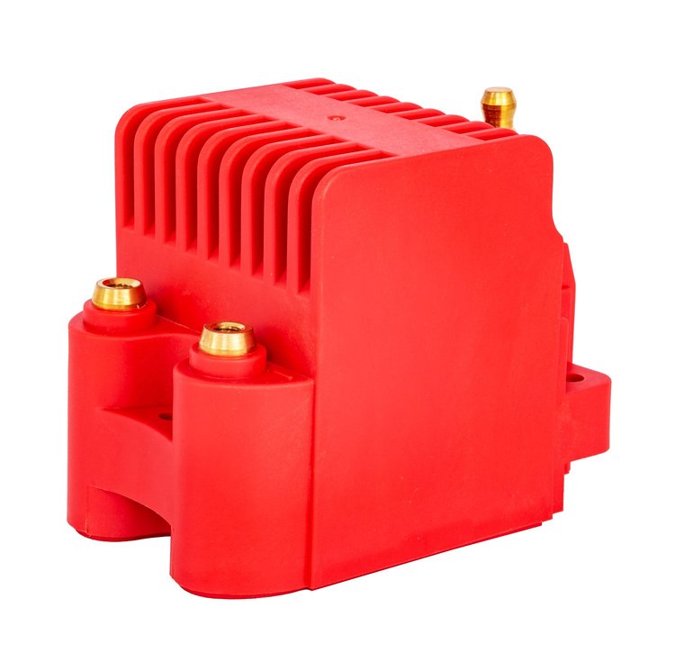 High-Output Ignition Coil for Electronic and CD Ignition Systems [Red]