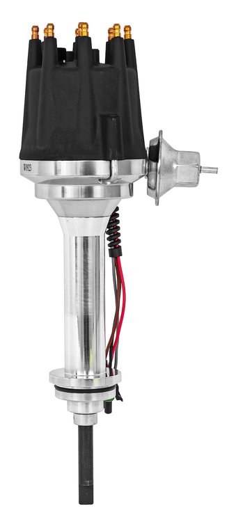 SSR-III Ready-to-Run (RTR) Pro-Series Distributor for Big Block Chrysler 383-400 [Black Cap]