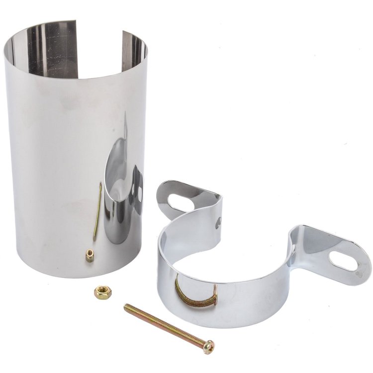 Chrome Ignition Coil Bracket Universal Panel Mount