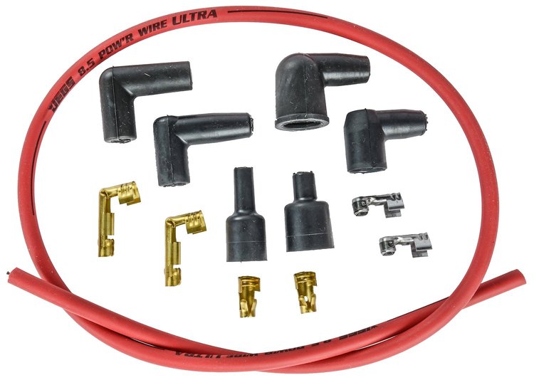 8.5mm Red Ultra Pow'r Wire Coil Wire Kit (3 ft.)