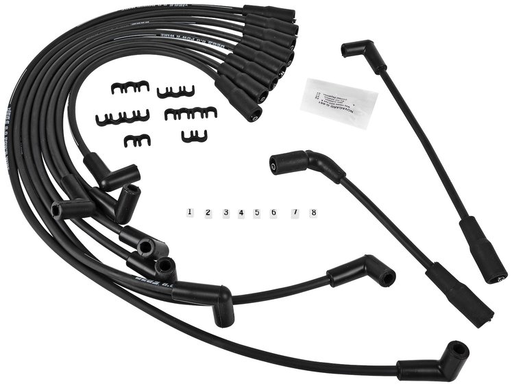 8.0mm Black Pow'r Wires 1993-1997 Camaro/Firebird 5.7L LT1