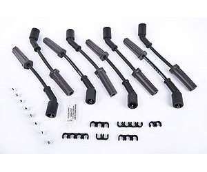 8.0mm Black Pow"r Wires 1997-2004 Corvette 5.7L LS1