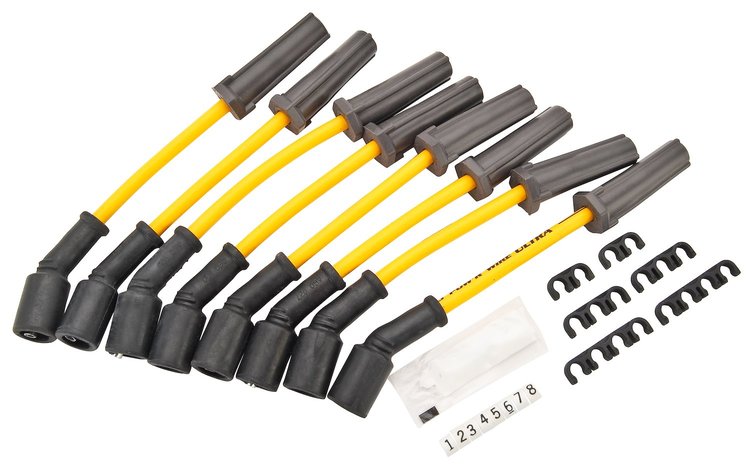 8.5mm Yellow Ultra Pow'r Wires 1998-2002 Camaro/Firebird 5.7L LS1