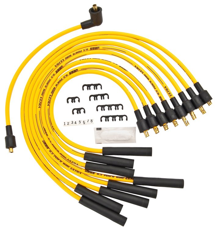 8.5mm Yellow Ultra Pow'r Wires Small Block Mopar 318/340/360 Car/Truck