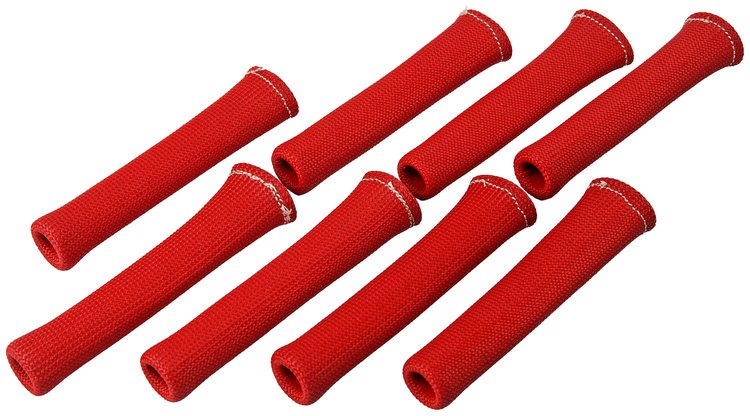 Spark Plug Wire Boot Guards, Red [Set of 8]