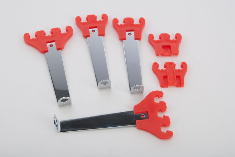 Spark Plug Wire Loom Kit Red