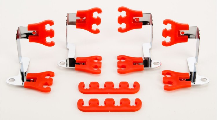 Competition Spark Plug Wire Loom Kit Red