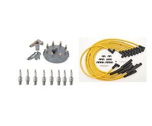 Distributor Cap, Rotor, Spark Plug & Spark Plug Wire Kit 1977-95 Ford 5.0L