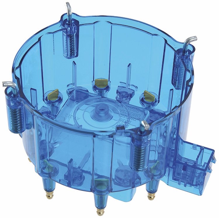 HEI Distributor Cap & Rotor Kit Translucent Blue