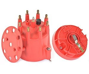 Distributor Cap & Rotor Kit HP GM Style Rotor w/ Stainless Spring