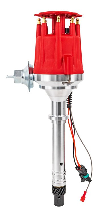 SSR-III Ready-to-Run (RTR) Pro-Series Distributor for Chevy Small Block and Big Block V8 Engines [Red Cap]