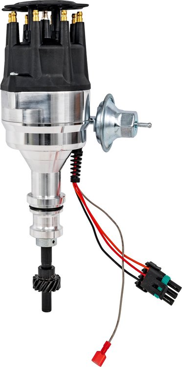 SSR-III Ready-to-Run (RTR) Pro-Series Distributor with Built-In Rev Limiter for Ford Small Block 221-302 ci Engines [Black Cap]