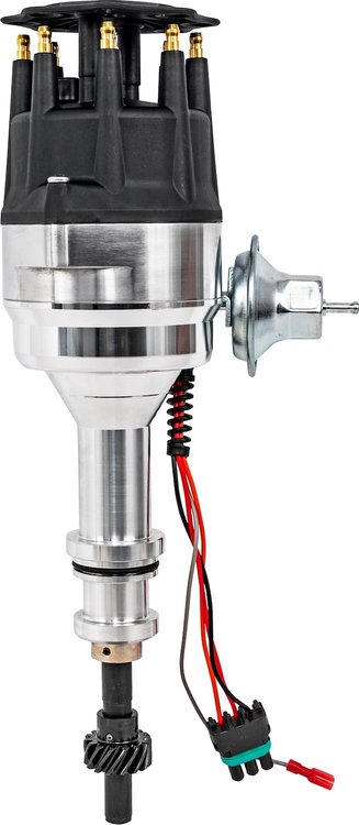 SSR-III Ready-to-Run (RTR) Pro-Series Distributor with Built-In Rev Limiter for Ford 351W [Black Cap]