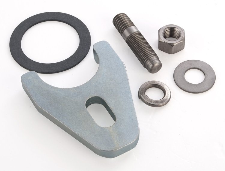 Billet Steel Distributor Hold-Down 90° V6, Small Block Chevy & Big Block Chevy Engines [Zinc Plated]