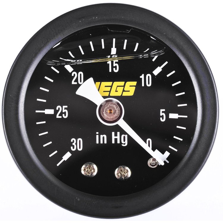 Liquid-Filled Vacuum Gauge 30"-0" Hg