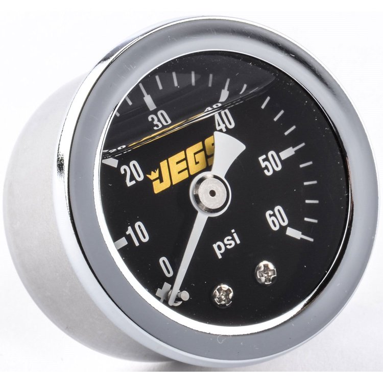 Fuel Pressure Gauge 1 1/2 in. Diameter [Liquid Filled]