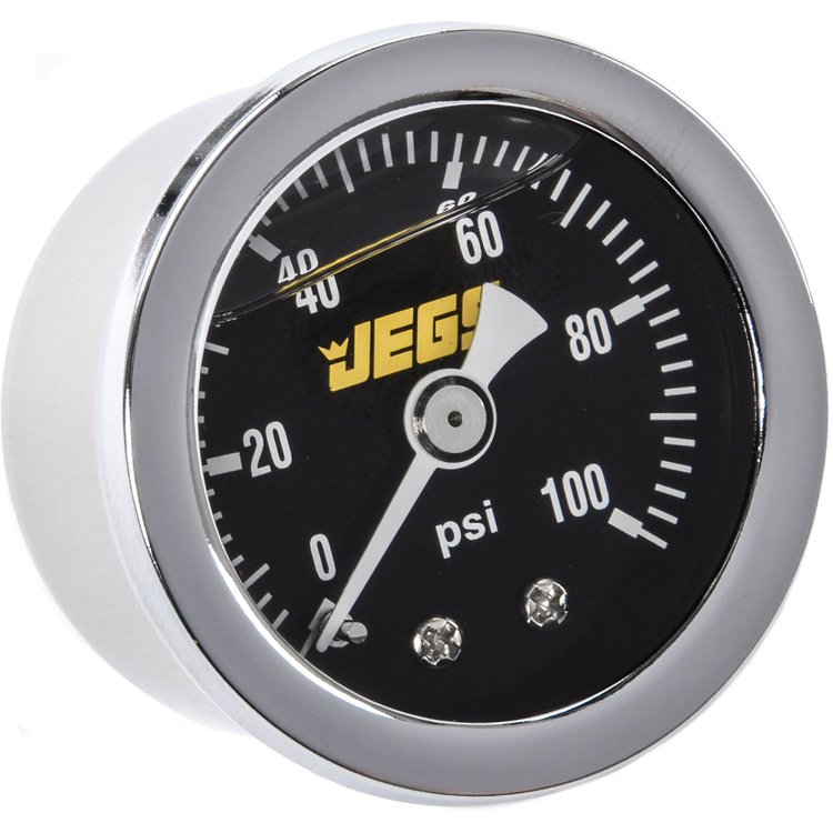 Fuel Pressure Gauge 1 1/2 in. Diameter [Liquid Filled]