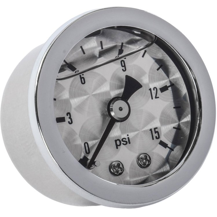 Fuel Pressure Gauge 1 1/2 in. Diameter [Liquid Filled]