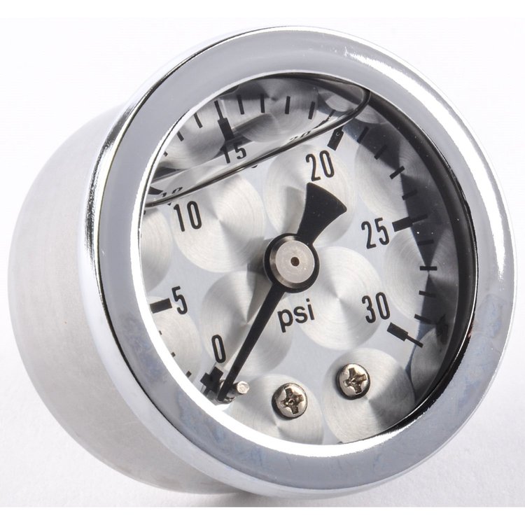 Fuel Pressure Gauge 1 1/2 in. Diameter [Liquid Filled]