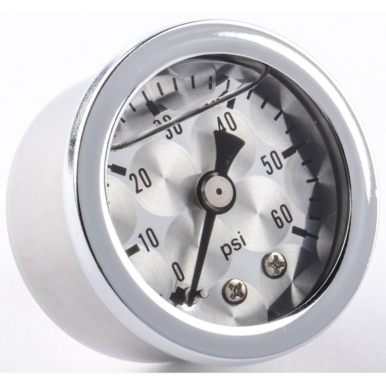 Fuel Pressure Gauge 1 1/2 in. Diameter [Liquid Filled]