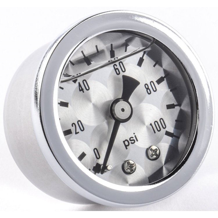 Fuel Pressure Gauge 1 1/2 in. Diameter [Liquid Filled]