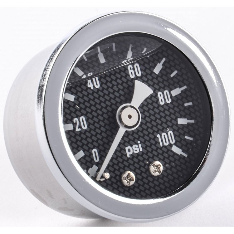 Fuel Pressure Gauge 1 1/2 in. Diameter [Liquid Filled]