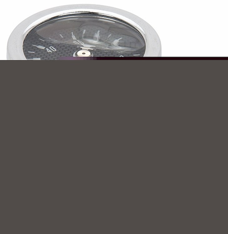 Fuel Pressure Gauge Kit Carbon Fiber-Look