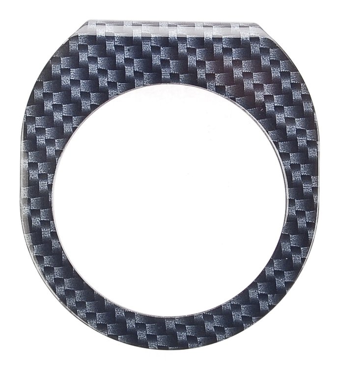 Aluminum Gauge Panel Carbon Fiber Look Finish