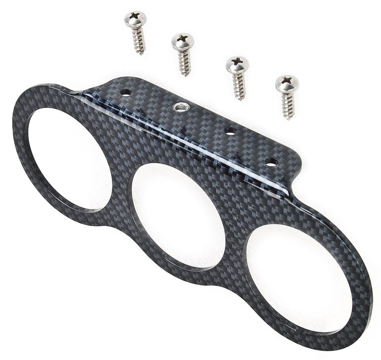 Aluminum Gauge Panel Carbon Fiber Look Finish