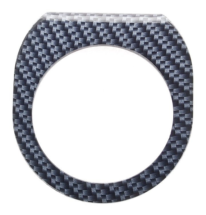 Aluminum Gauge Panel Carbon Fiber Look Finish