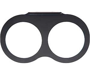 Aluminum Gauge Panel Black Powder Coat Finish