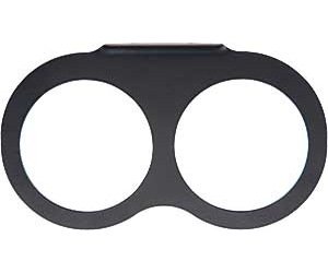 Aluminum Gauge Panel Black Powder Coat Finish
