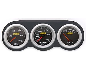 Black Powder Coat Gauge and Panel