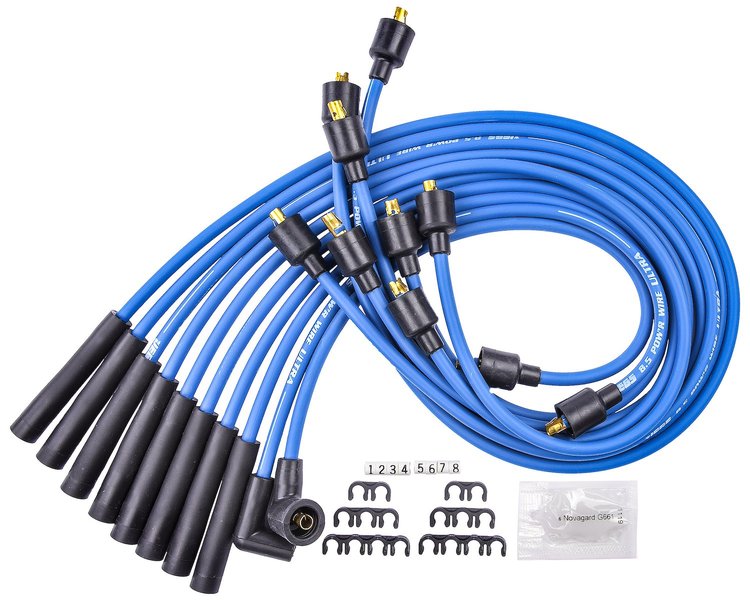 8.5mm Blue Ultra Pow'r Wires for 1967-1991 All AMC, Jeep V8