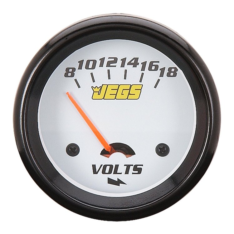 2-5/8" Electrical Voltmeter 8-18 Volts